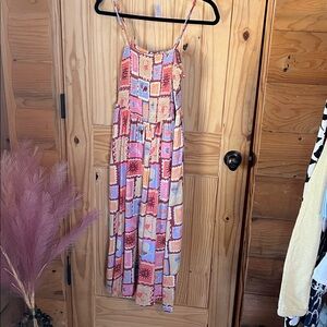 Patrons Of Peace Colorful Midi Dress